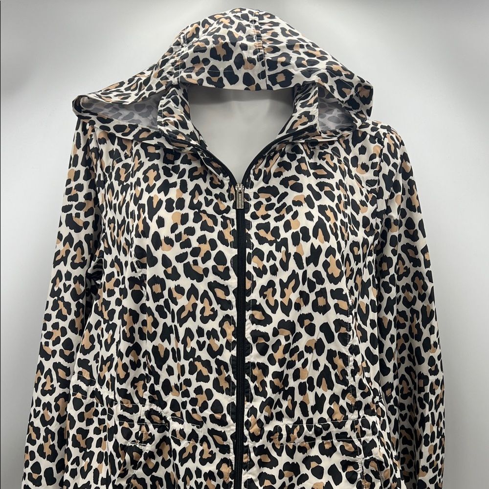 Susan Graver Leopard Print Utility Jacket